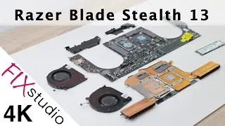 Razer Blade Stealth 13 - disassemble [4k]