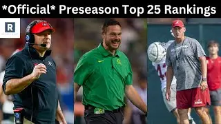 Official Preseason Top 25 College Football Rankings | College Football Rankings 2024