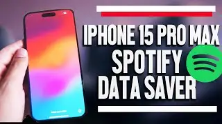 iPhone 15 Pro Max How to Turn on Data Saver for Spotify | iPhone 15 Plus Pro Max