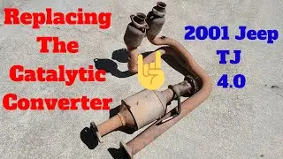 How to replace catalytic converter on Jeep TJ with 4.0
