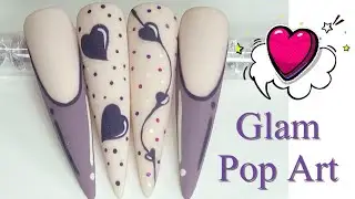 Glam Pop Art Designs | Madam Glam | Nail Sugar | Elaine.J Nail Artist