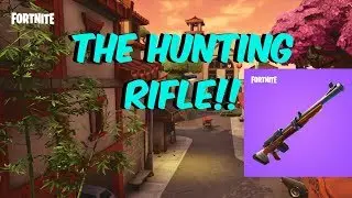Fortnite Battle Royale - **NEW WEAPON + POI** - THE HUNTING RIFLE!! - LUCKY LANDING!!