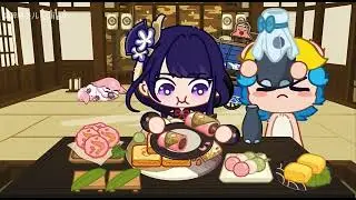 Raiden Shogun Mukbang - Raiden Shogun Meme #genshinimpact #genshin #raidenshogun