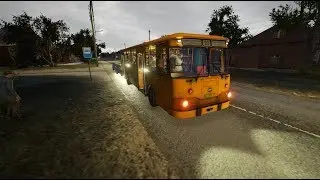 Bus Driver Simulator 2019. ЛиАЗ 677. Вечерний Рейс.