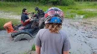 swampass and friends and my new 2013 can-am maverick 1000r at river run atv park,