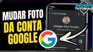 Como MUDAR A FOTO DE PERFIL da CONTA GOOGLE no IPHONE!