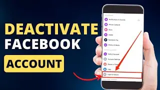 How To Deactivate Facebook Account | Temporarily Deactivate Facebook Account | Deactivate Facebook