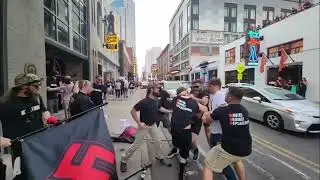 Nazis in Nashville Get Attacked
