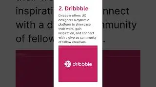 5 Free websites for portfolios #ux #portfolio #shorts #short #youtubeshorts