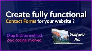 Drag & Drop HTML forms for your website FREE !