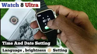 Watch 8 Ultra Time Setting | How To set time and Date Setting
