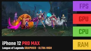League of Legends iPhone 12 Pro Max Gameplay (iOS - Wild Rift)