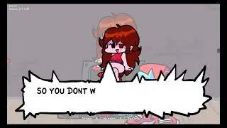 FNF but Keith's sister replaces BF (Girlfriend Mode Cutscene)