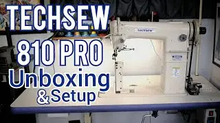 TECHSEW 810 PRO: Unboxing and setup