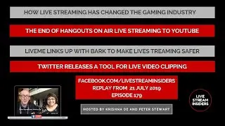 Live Stream News Week Commencing 21 July 2019