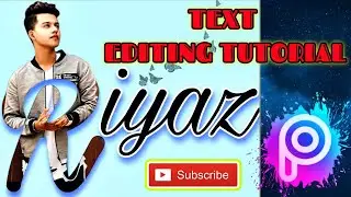 NAME TEXT PHOTO EDITING TUTORIAL !! CRAZY EDITING !!
