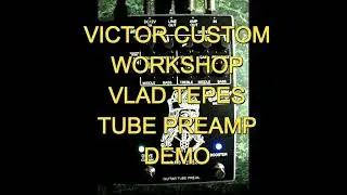 VICTOR CUSTOM WORKSHOP VLAD TEPES guitar tube  preamp demo