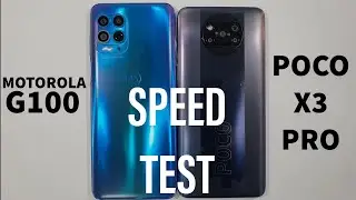 Motorola G100 vs Xiaomi Poco X3 Pro Speed Test