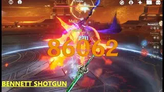 Genshin Impact: F2P Bennett Shotgun Build