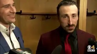 Brad Marchand keeping it short and sweet after 1st interview with Kyle Bukauskas gone wrong