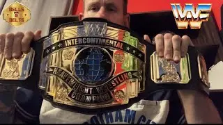 New #WWF IC Belt #Classic #Gold #Champion #Perfect #Hitman #Ravishing #Razor
