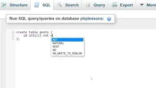30  Create a MySQL Table in Database   PHP Tutorial   Learn PHP Programming   PHP for Beginners