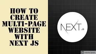 How to create multi page website with next js | Add Page In Next.JS 