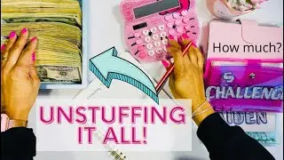 UPDATE YALL! 😳 UNSTUFFING ALL SAVINGS CHALLENGES & SINKING FUNDS  | JANUARY 2022 | APINKECLOTHLIFE