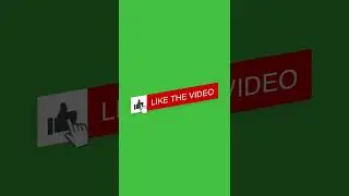 Subscribe Button Green screen 