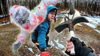 NERF ZOMBIE YETI ATTACK! You won't believe what we find! Zombie Chronicles - Part 3