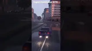 GTA 5 Online Drifting Vapid Dominator GTX (lowered/crowd killer)