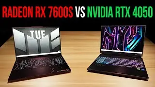 AMD Radeon RX 7600S vs Nvidia RTX 4050 Benchmark Battle! Asus TUF A16 vs  Acer Predator Neo 16