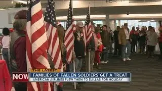 Tulsa families of fallen soldiers get a free holiday vacation from American Airlines