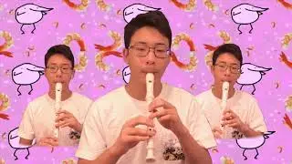 Kero Kero Bonito Flamingo on recorder