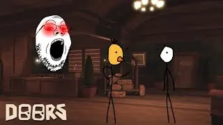 Roblox Doors - abrindo portas e fugindo dos pngs