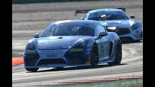 Porsche cayman GT4 Onboard C.I.G.T Vallelunga