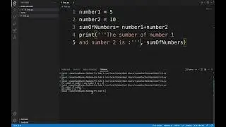 19 | Arithmetic Operators in Python | Examples on Visual Studio Code | Python Learning