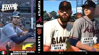 ATLANTA BRAVES - SAN FRANCISCO GIANTS | MLB THE SHOW 23 | NARRACIÓN ESPAÑOL ERNESTO JEREZ
