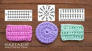 HOW to READ CROCHET CHARTS and SYMBOLS by Naztazia