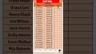 Excel tricks #exceltutorial #exceltricks #exceltips