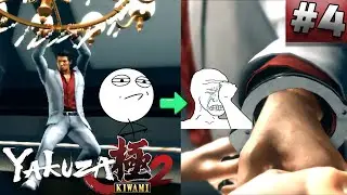 Yakuza Kiwami 2 Gameplay #4 - Kiryu's Having A Bad Day