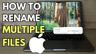 How to rename multiple files at the same time on Mac