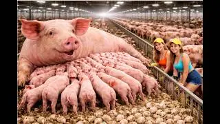 Inside One of the Largest Pig Farms – Breeding at Massive Scale | Farm Daily Life