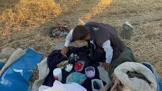 Çoban arkadaşların misafiri olduk köpekleri bana saldırdılar