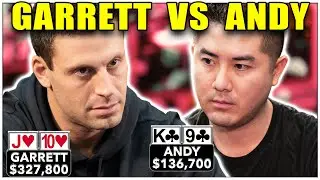 $280,000 at Stake! Garrett Battles Andy Stacks Poker High Stakes Cash Game ♠ Live at the Bike!