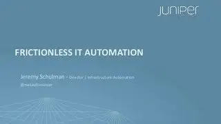 Puppet for Networking with Juniper Networks
