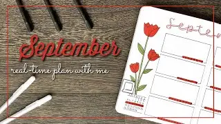 REAL-TIME PLAN WITH ME || September 2021 Bullet Journal Setup