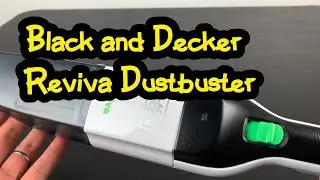 Black & Decker Dustbuster Reviva cordless - crumbs and suction test