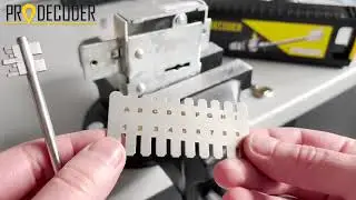 Yale 3x3 Safe lock opening with Prodecoder automatic