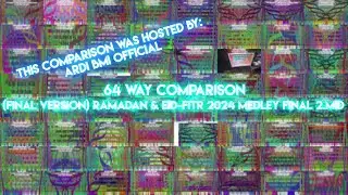 [64 WAY COMPARISON] Ramadan & Eid Al-Fitr Final 2 | 20.24 million notes